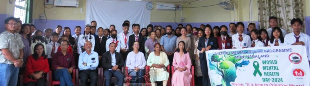World Mental Health Day was observed at conference hall, District Hospital, Mon on October 10. (DIPR Photo)